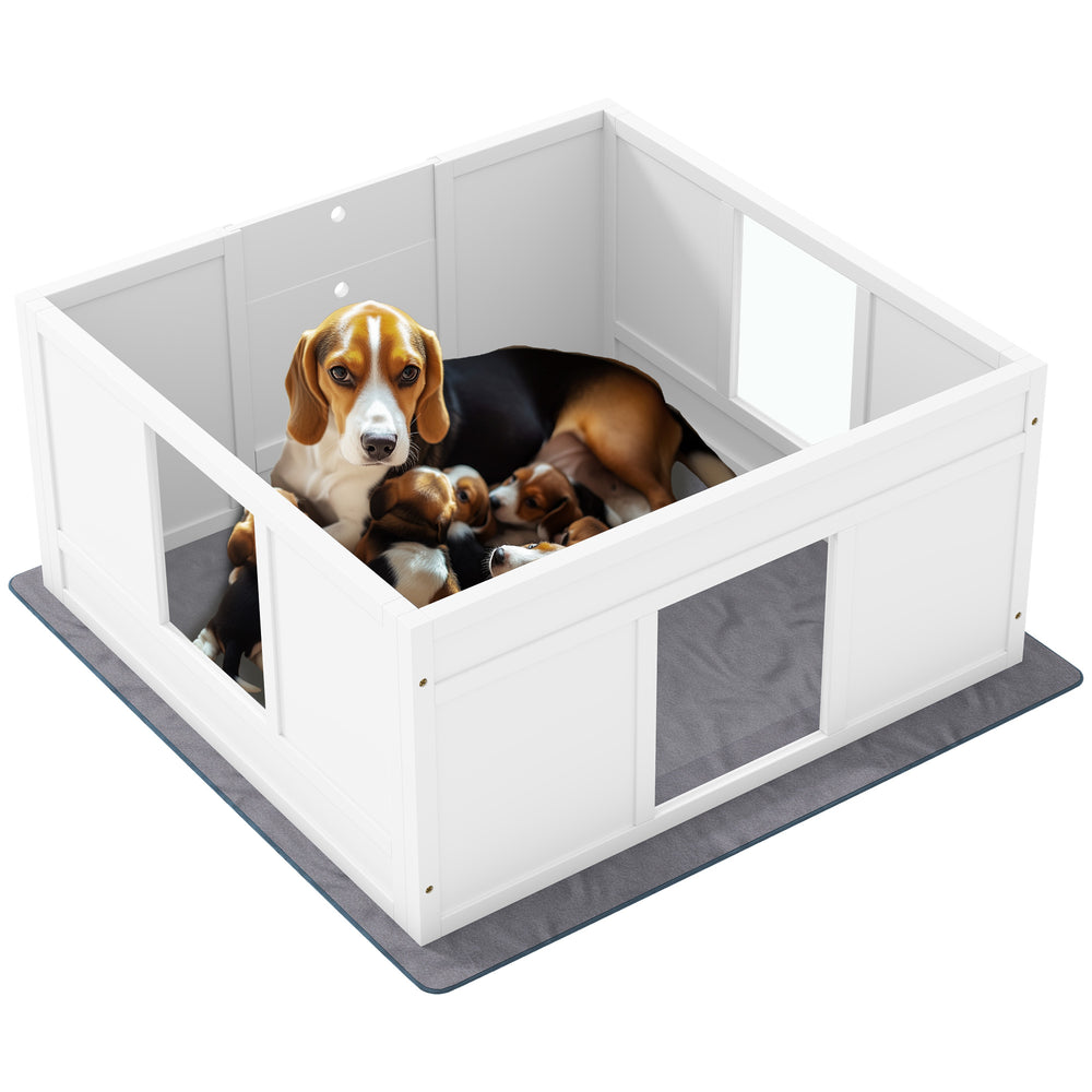 122cm/48 Hexagonal Whelping Box for Extra High Dog Puppies Whelping 122cm/48 Hexagonal Whelping Box for Extra High Dog Puppies Whelping