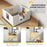 Dog Whelping Box with Whelping Pad, Adjustable Entrance, 100 x 96cm