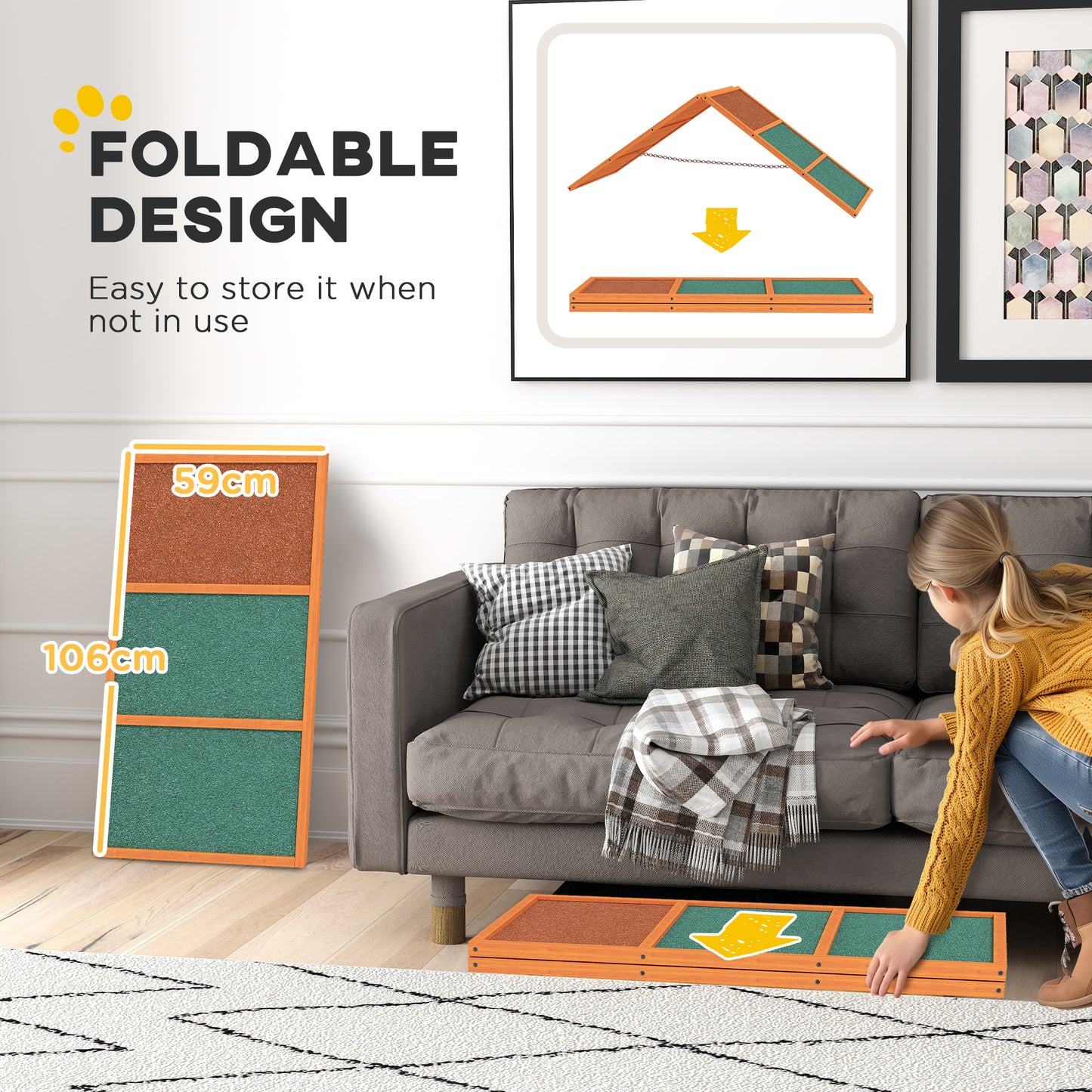 Dog Agility Equipment, Agility Ramp for All Breeds for Garden