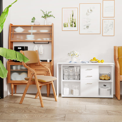 Multipurpose L-Shaped Computer Desk Laptop Workstation MDF White