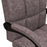 Executive Vibration Massage Office Chair, Microfibre Computer Chair with Armrest, 135¬¨‚àû Reclining Back, Charcoal Grey