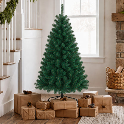 Artificial Christmas Tree with Hinged Design, 150cm Fir Tree