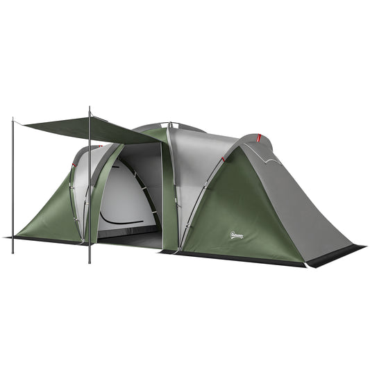 Family Camping Tent 3000mm Waterproof 8-12 Person Green