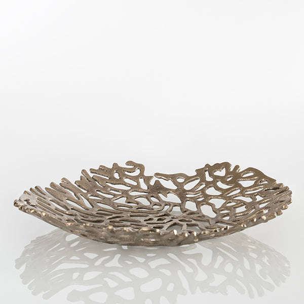 Nassau Coral Bowl Brass