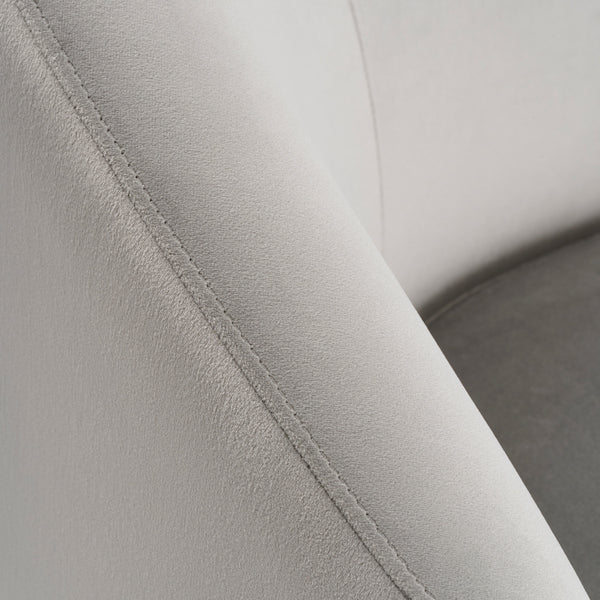 Melville Swivel Chair - Dove Grey