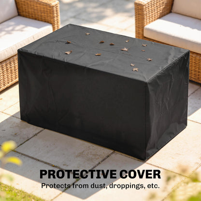 Table W/ Rain Cover 50,000 BTU Outdoor Firepit
