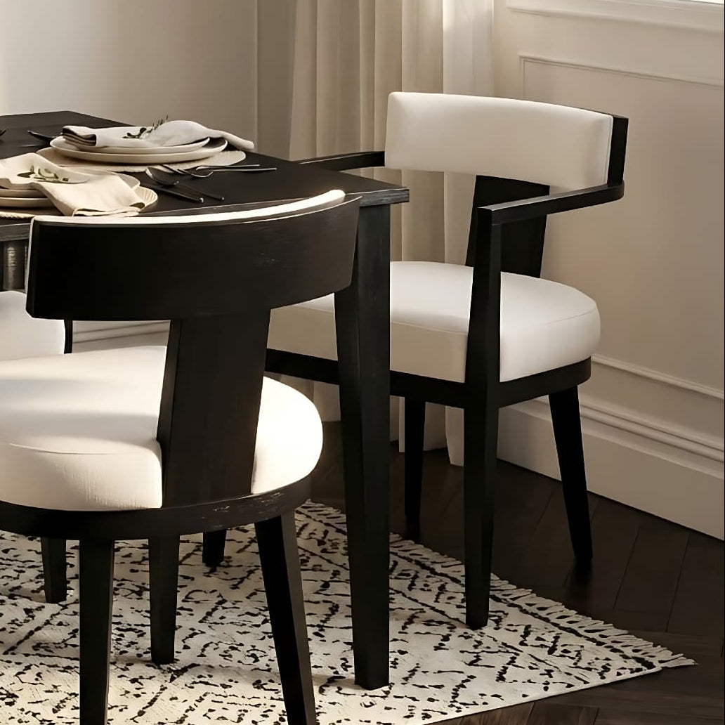 Vista Carver Chair - Ivory