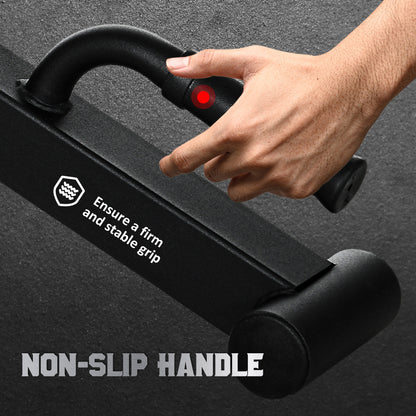 SPORTNOW Barbell Jack, Deadlift Jack with Non-Slip Handle, Easily Load and Unload 200kg Barbell Plates, for Home Gym Deadlifting Weight Training