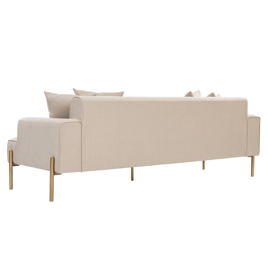 Duke Three Seat Sofa – Limestone