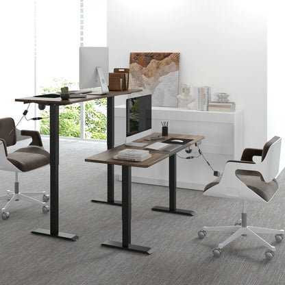Height Adjustable Electric Standing Desk with 4 Automatic Memory Preset - 140cm x 70cm