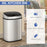 58L Stainless Steel Kitchen Automatic Sensor Dustbin