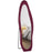 Irregular Full Length Mirror with Velvet Frame 160 x 50cm Wine Red