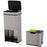 72L Recycling Sensor Bin, Stainless Steel 3 Compartments for Both Wet or Dry Waste with Removable Lid Kitchen Home