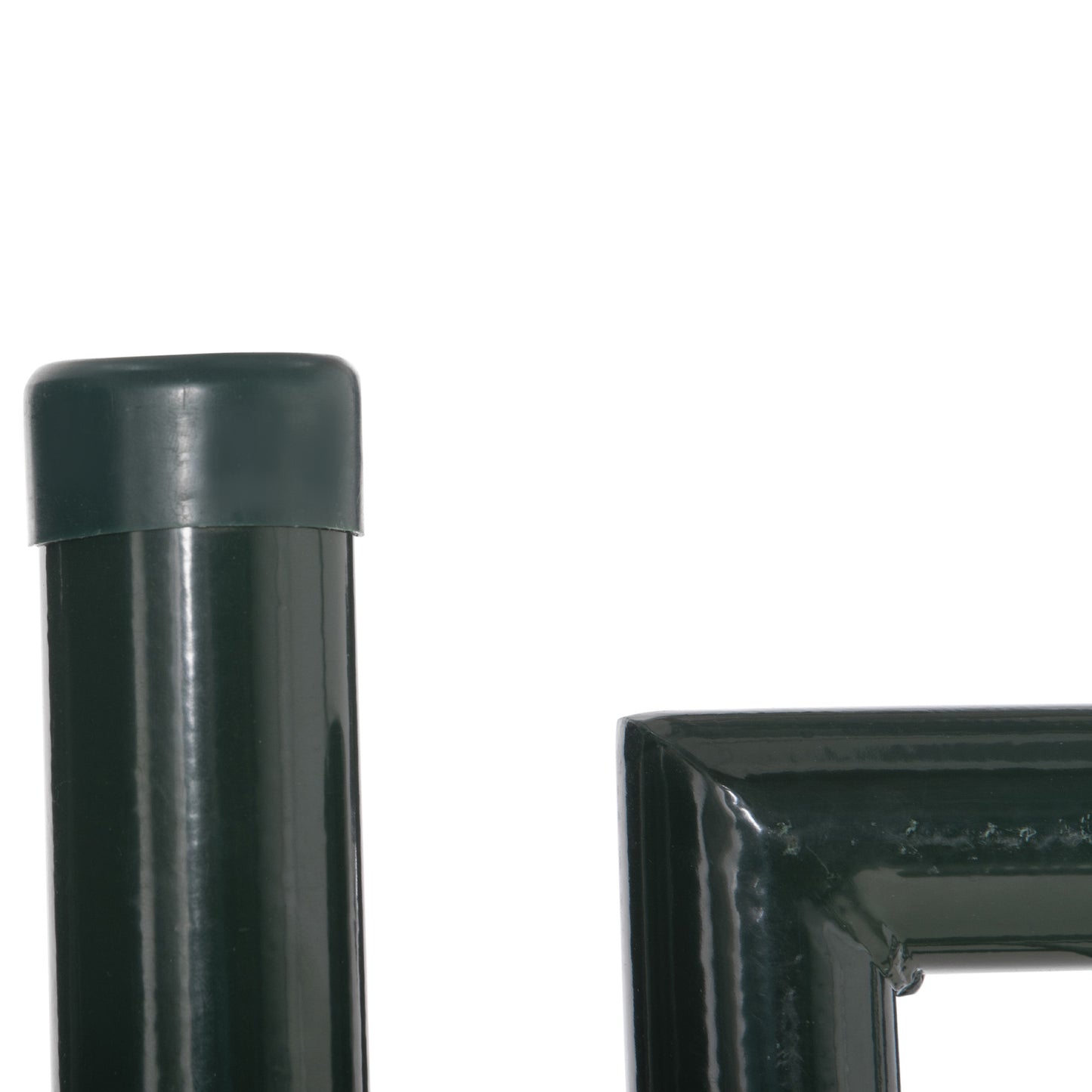 Steel Garden Gate Security Barrier Mesh Fence w/ Lock, 97cm x 150 cm