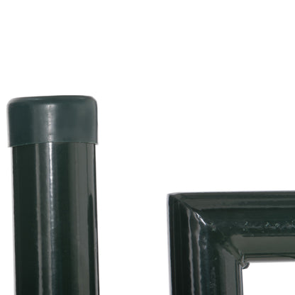 Steel Garden Gate Security Barrier Mesh Fence w/ Lock, 97cm x 150 cm