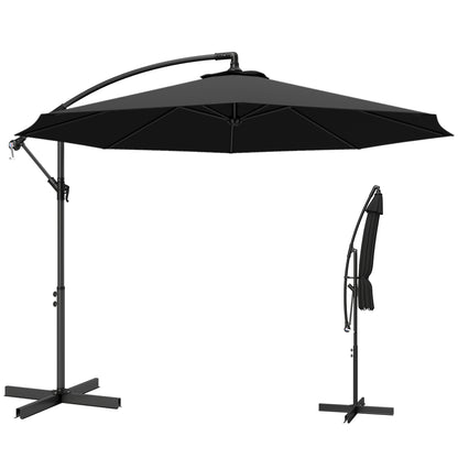 3(m) Banana Parasol Cantilever Umbrella Garden