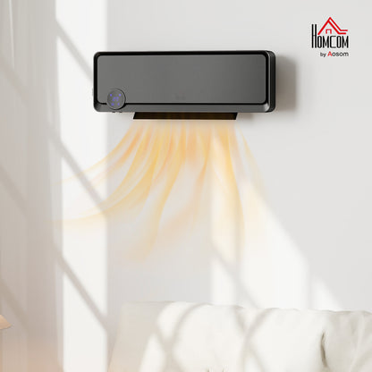 1000W/2000W Wall Downflow Heater Adjustable Temperature w/ Timer