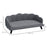 Dog Sofa for Medium Large Dogs, Shell Shaped Pet Couch Bed with Legs Cushion Washable Cover, Grey