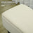 15" Ottoman Storage Box with 47L Storage Capacity, Cream White