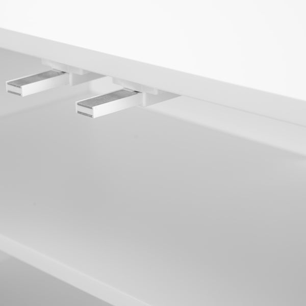 Inga White Floating Sideboard