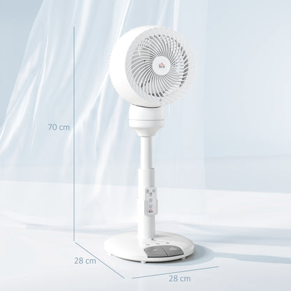 9 Inch Height Adjustable Air Circulator Fan 70° Oscillating 9 Setting