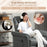 3D Kneading Massage Recliner Chair with Headrest, Breathable Leather Recliner Armchair