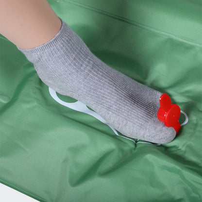 Portable Inflatable Camping Bed with Double Mattress Green