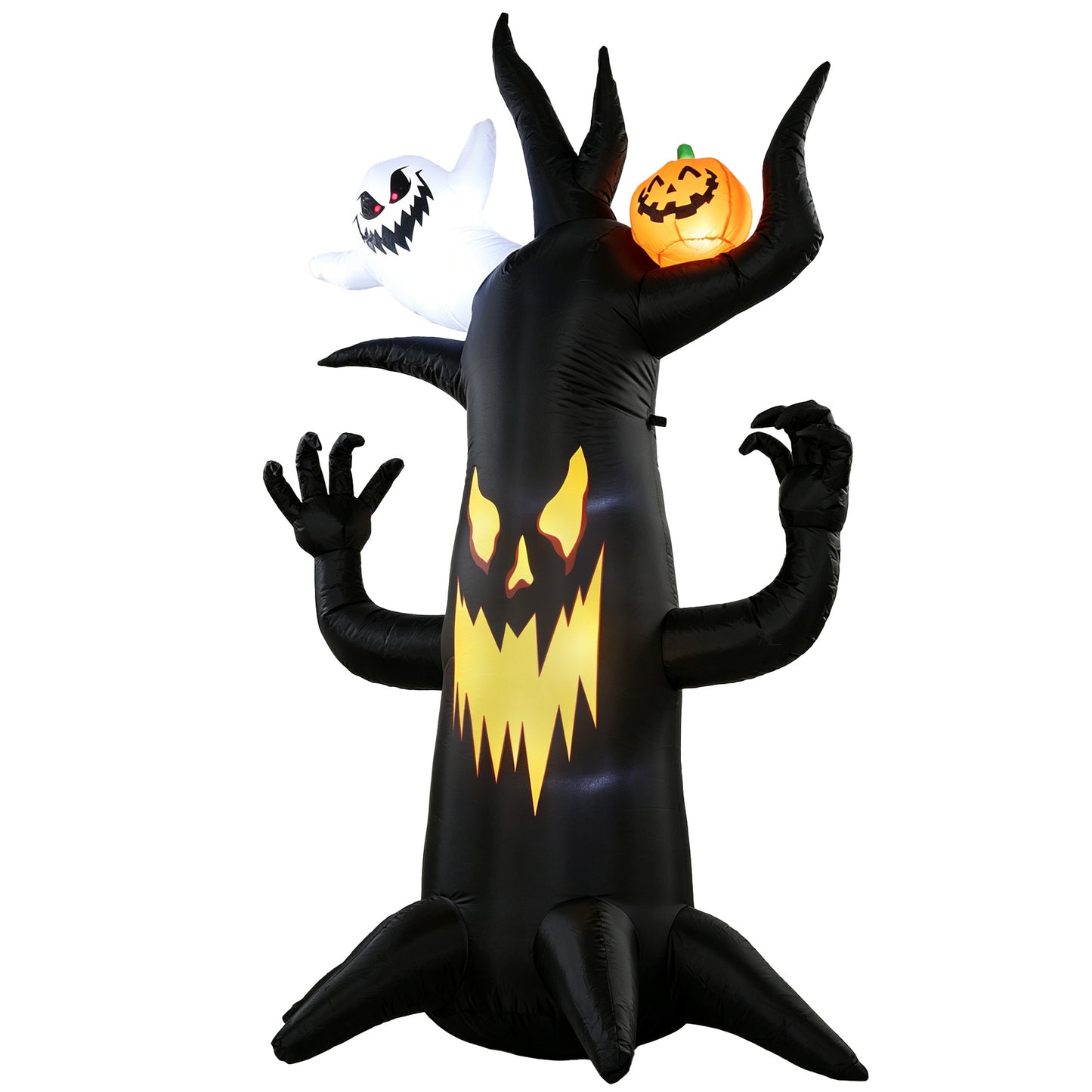 8 FT Halloween Inflatable Spooky Tree with Built-in LED Lights