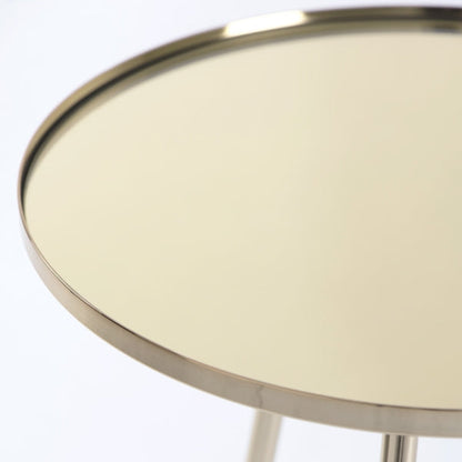 Panatella Brass Side Table