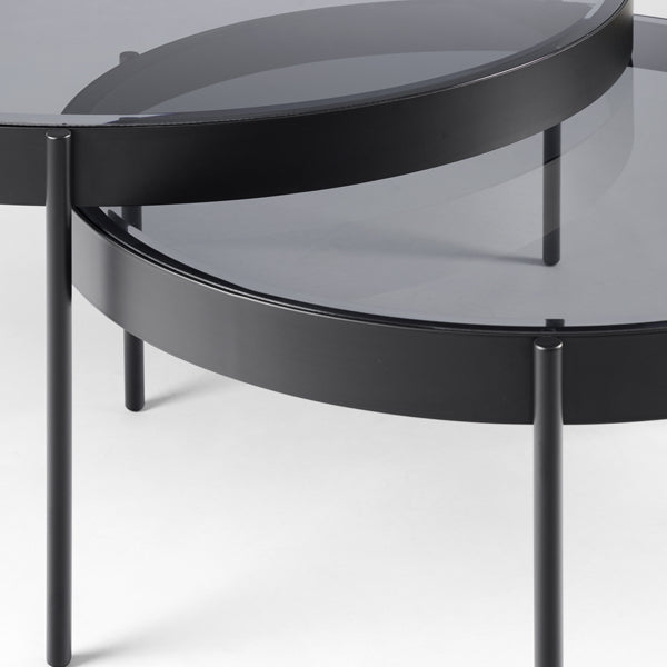 Orion Black Nesting Coffee Tables