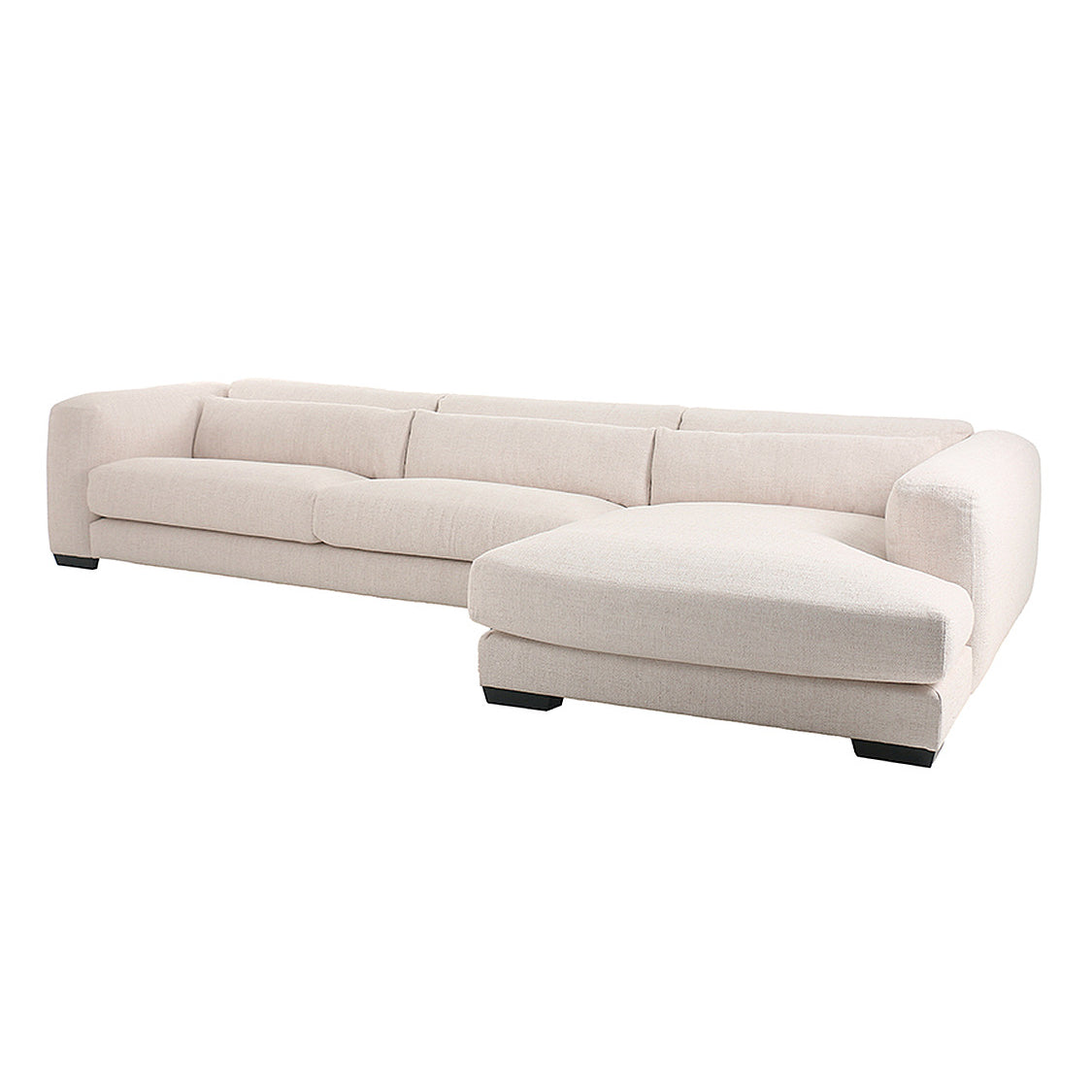 Dolce Extra Large Corner Sofa Right Hand Natural Linen
