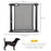 Pressure Fit Safety Gate for Doors and Stairs, Dog Gate with Auto Close, Pet Barrier for Hallways, with Double Locking Openings 75-82 cm Black