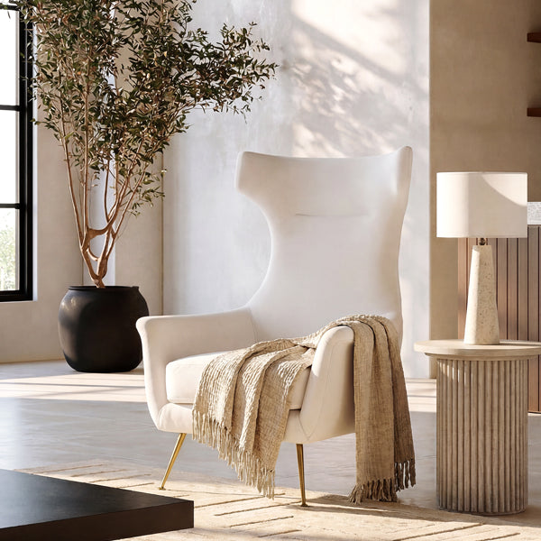 Lulu ArmChair – Chalk