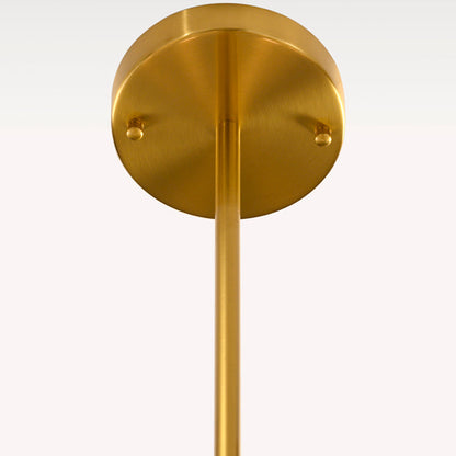 Gracia Six Light Pendant Brass