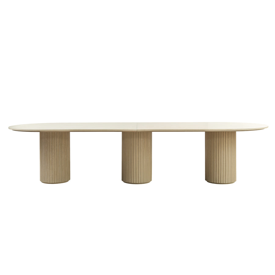 Ophelia Washed Grey  XL Dining Table