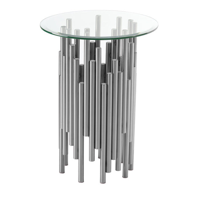 Rubell Silver Side Table