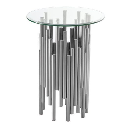 Rubell Silver Side Table