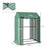 2-Room Green House, Mini Greenhouse with 2 Roll-up Doors, Vent Holes and Reinforced Cover, 100 x 80 x 150cm