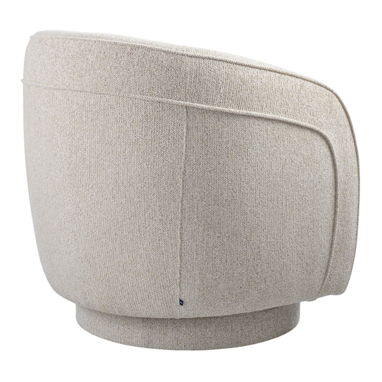 Orla Swivel Chair - Travertine