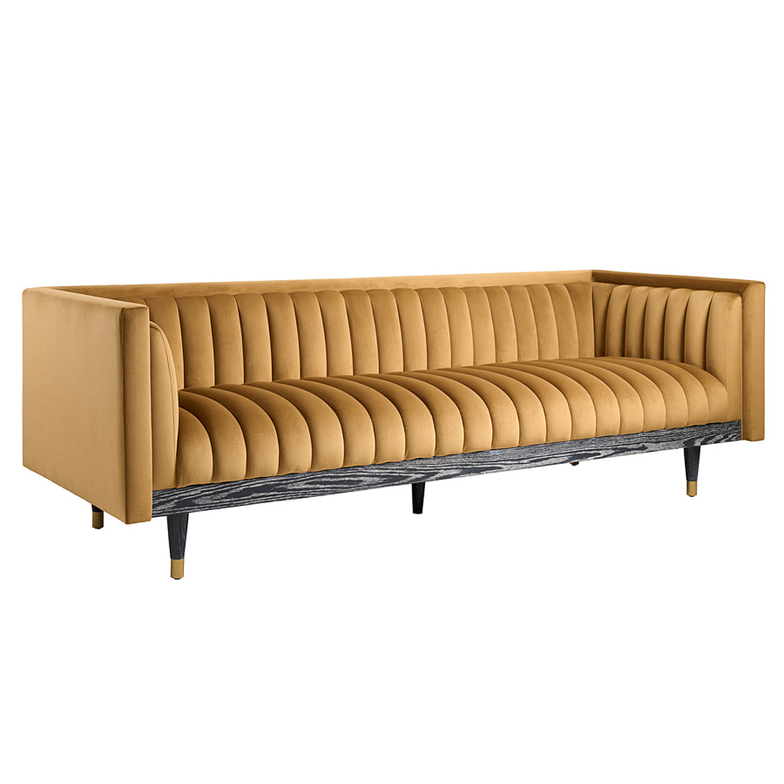Metz Three Seater Sofa - Camel