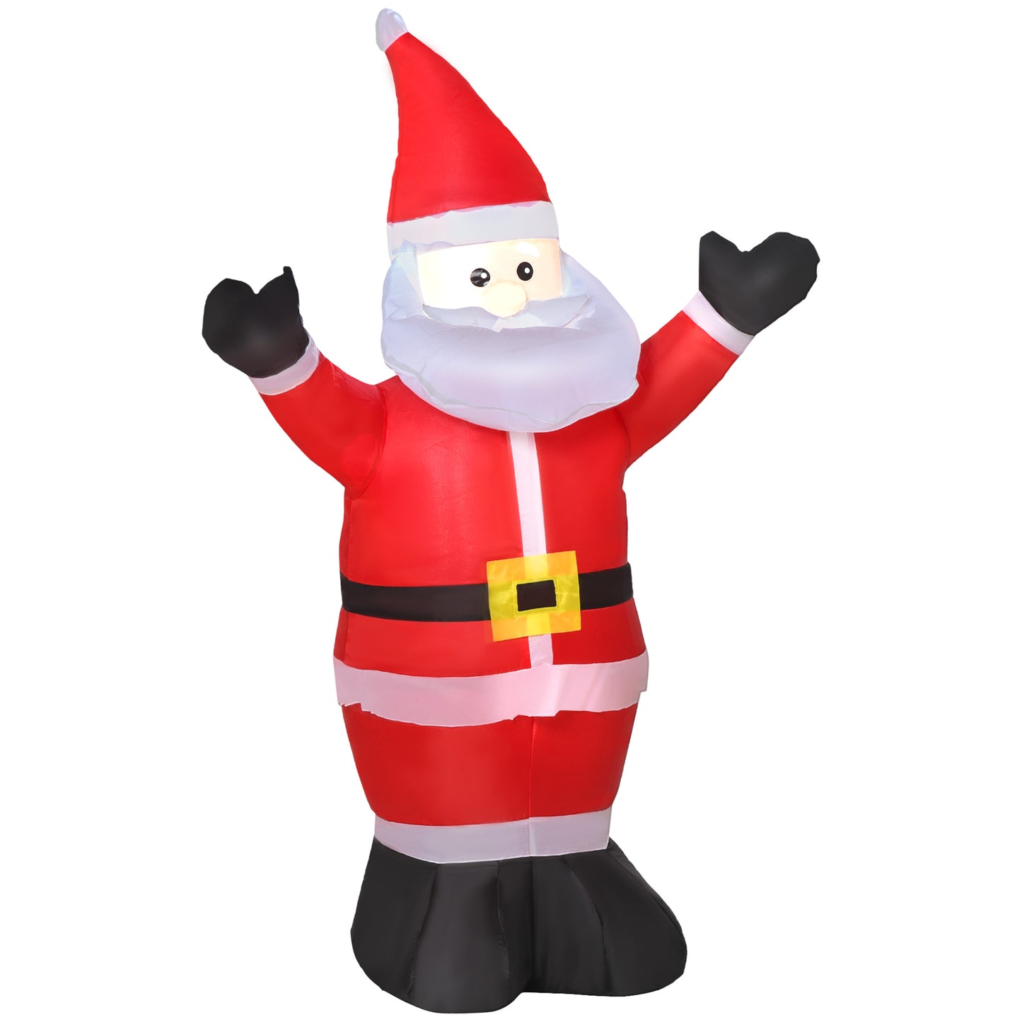 Inflatable 4ft Tall Santa Claus Xmas Decoration Airblown Welcoming Light