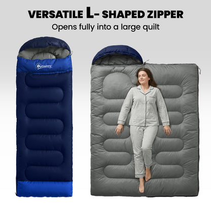 Sleeping Bag for Adults, Lightweight & Compact Sleeping Bag, Blue