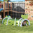 Kids Play Tunnel for Ages 3-6 Crawl and Climb, Crocodile Design