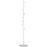 Coat Rack Free Standing Hall Tree with 8 Round Disc Hooks for Clothes, Hats,Purses, Steel Entryway Coat Stand w/ Marble Base White