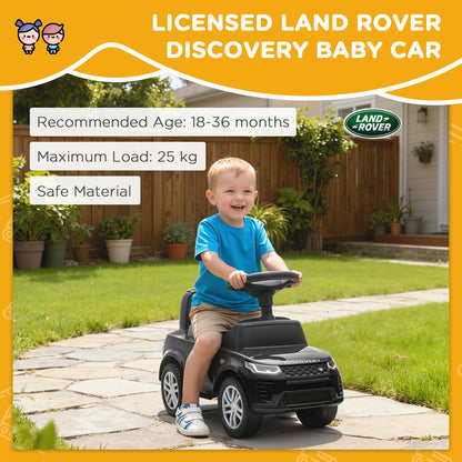 Land Rover Licensed Ride on Car for Toddlers 18-36 Months, Black