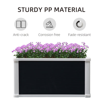 Garden Raised Bed Planter Grow Containers Flower Pot PP 60 x 60cm