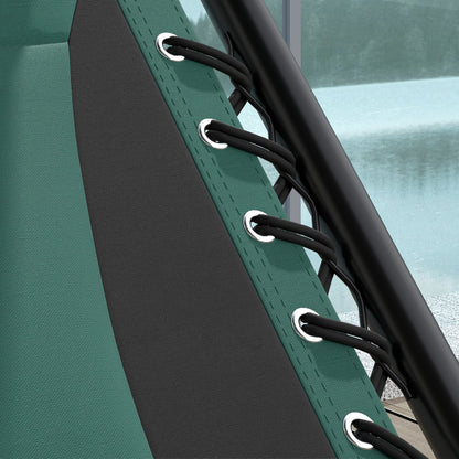 Zero Gravity Lounger Chair, Folding Reclining Chair, Green