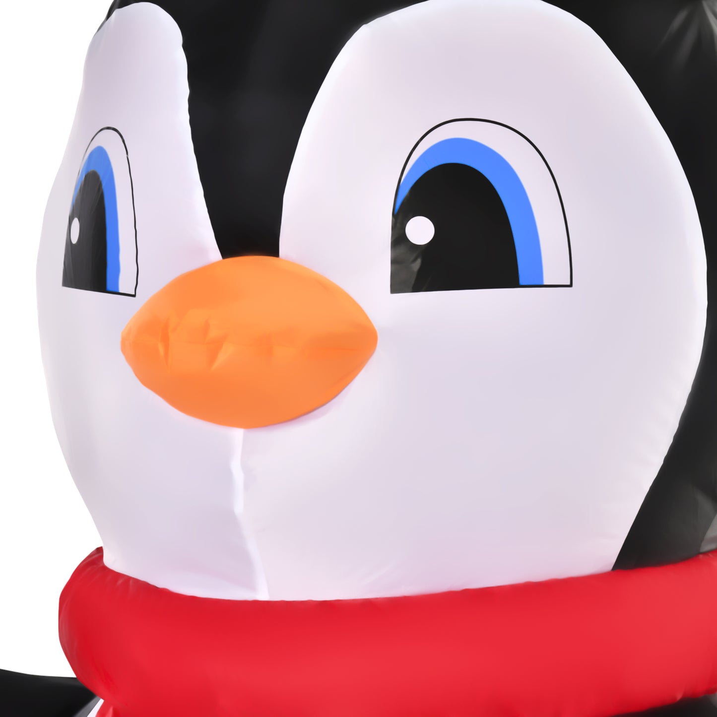 8ft Lighted Inflatable Christmas Penguin w/ Candy Cane for Garden