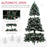 6ft Artificial Pine Christmas Tree with Pinecones, Steel Base