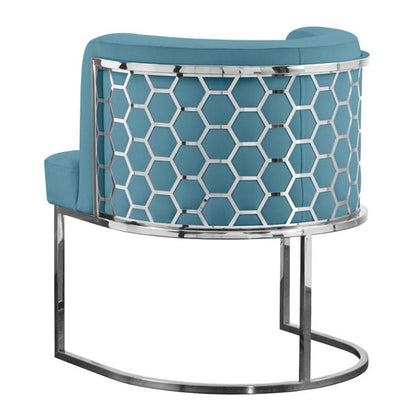 Alveare Dining Chair Silver - Teal